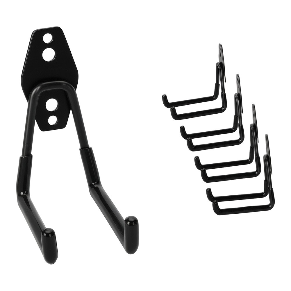 Workshop Tools Hanging - Черные стальные настенные крючки длиной 7,7