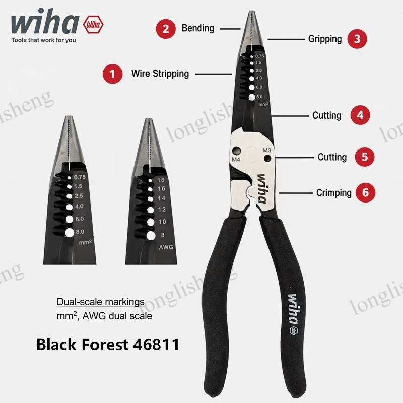 Wiha 46811 BlackForest 200 мм, – обзор и цена Tools Vn